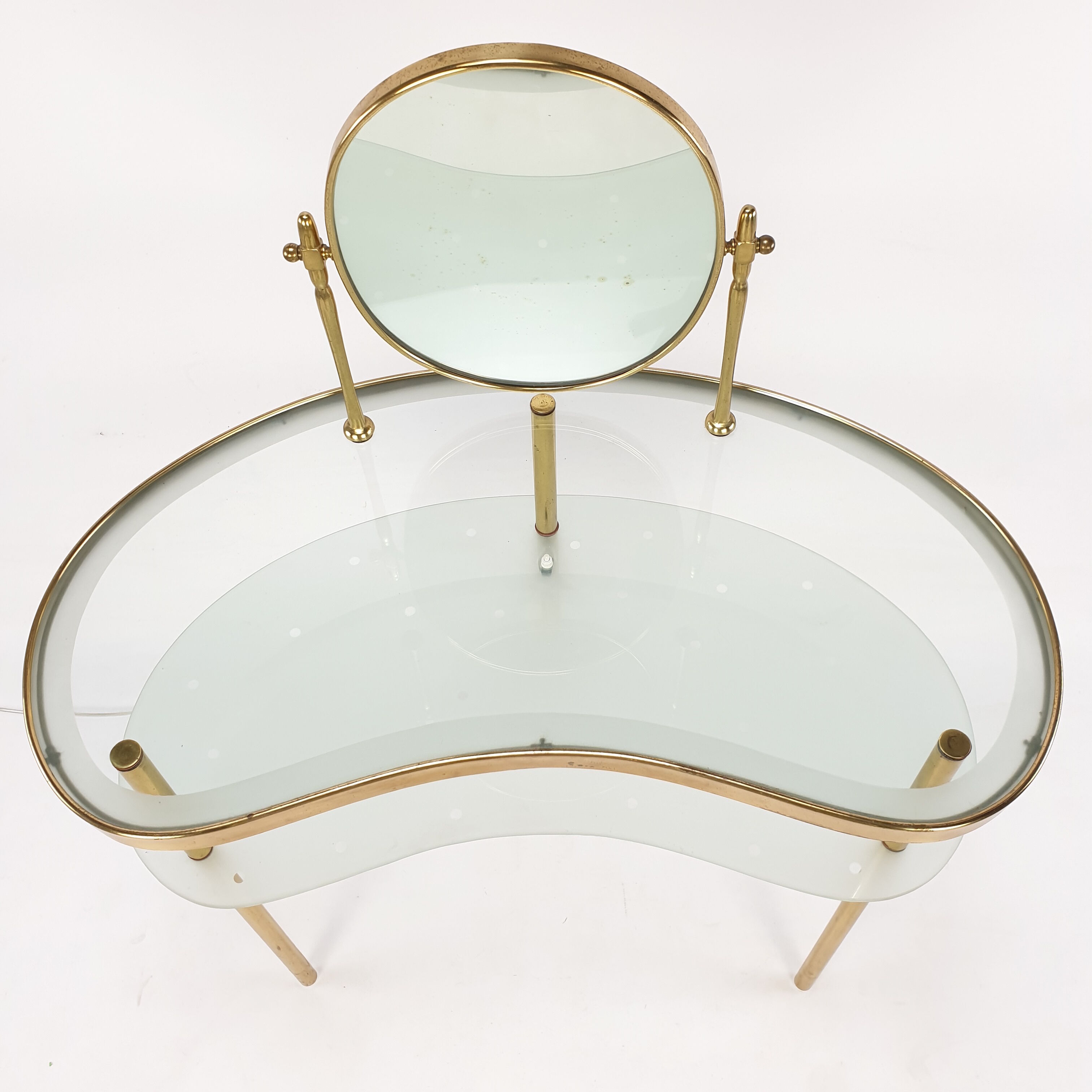 Luigi Brusotti dressing table with mirror, Italy 1940's