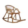 Rocking-chair child in rattan