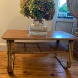 Rattan coffee table