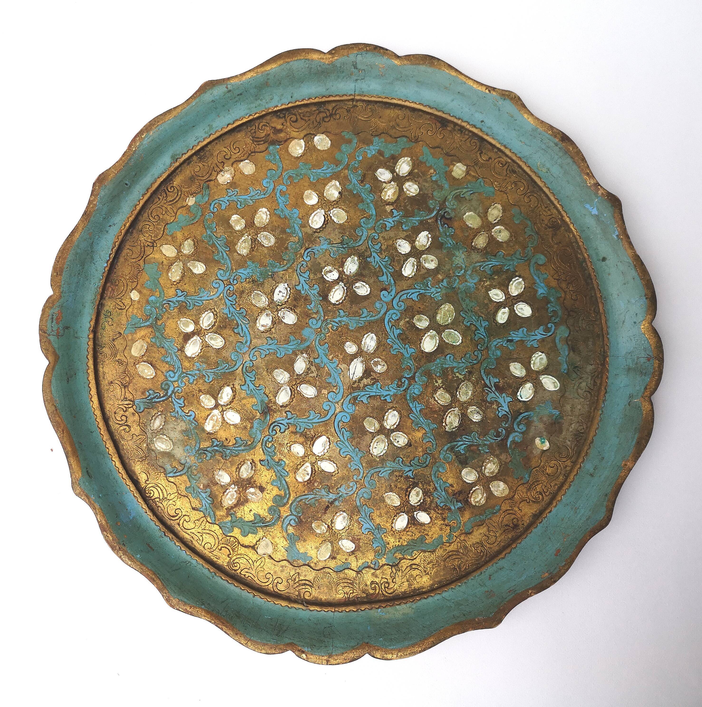 Vintage Florentine tray