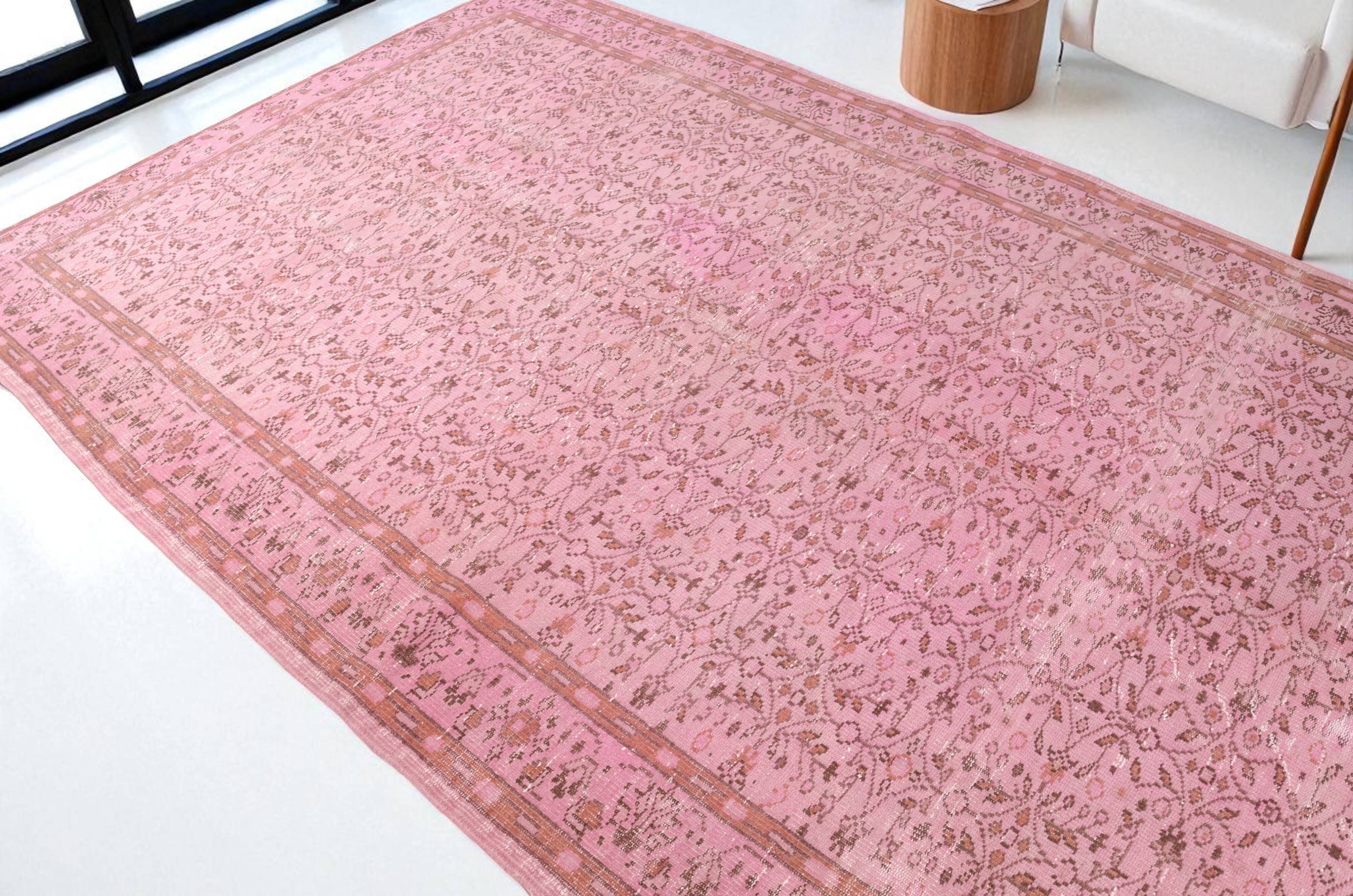 Vintage Anatolian Floral Rug SKU 2531