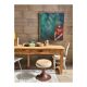 Old large solid wood table