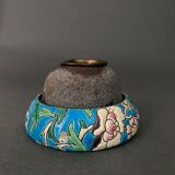 Pyrogen in Longwy XXth enamels with scraper