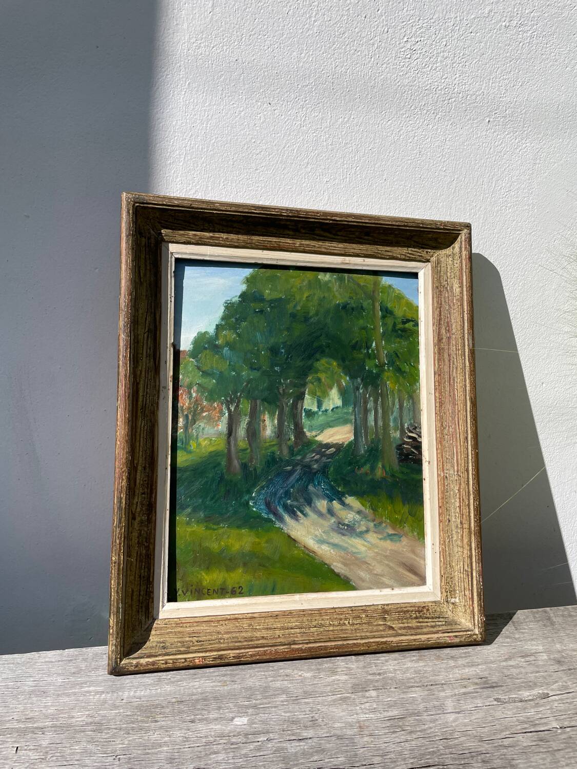 Impressionist style oil painting