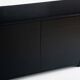 Vintage minimalist sideboard. Solid oak wood. Mid 90s.