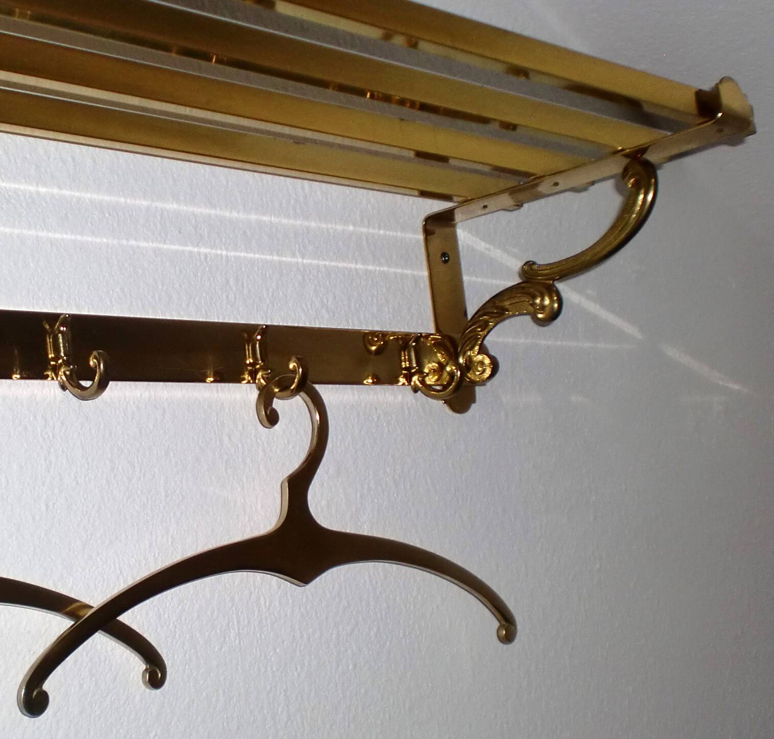 PORTE MANTEAU MURAL 5 CROCHETS & PORTE CHAPEAUX Métal Peint & Céramique