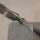 Butter knife with silver metal handle, goldsmith SFAM art deco style