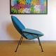 Model F555 armchair by Pierre Paulin, published by Artifort in the 1960s.