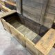 Antique chest made with several solid woods - 19th century