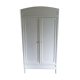 Armoire parisienne blanche deux portes