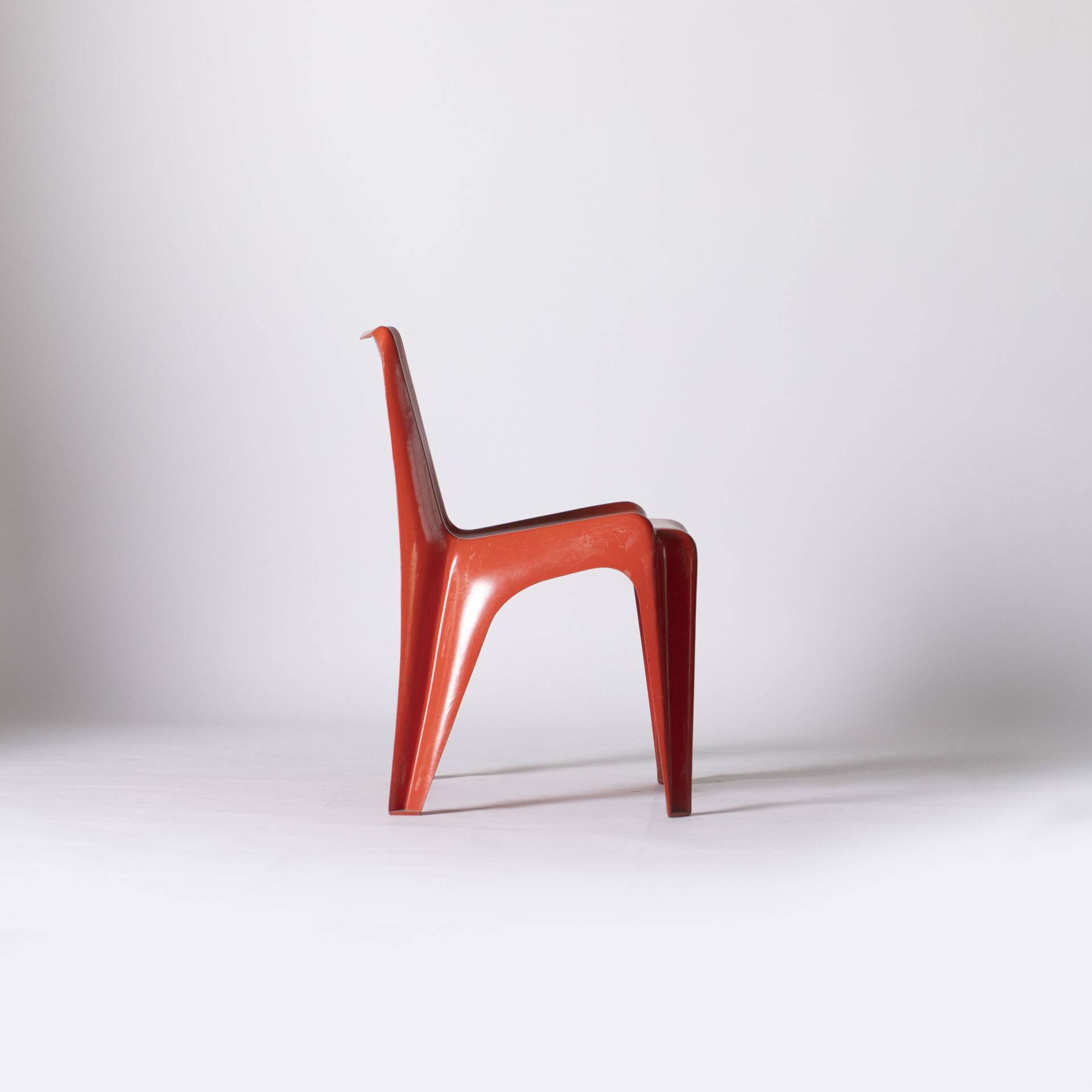 Bofinger BA1171 stackable chair, Germany, 1960s
