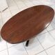 Vintage Baumann oval coffee table 1970s