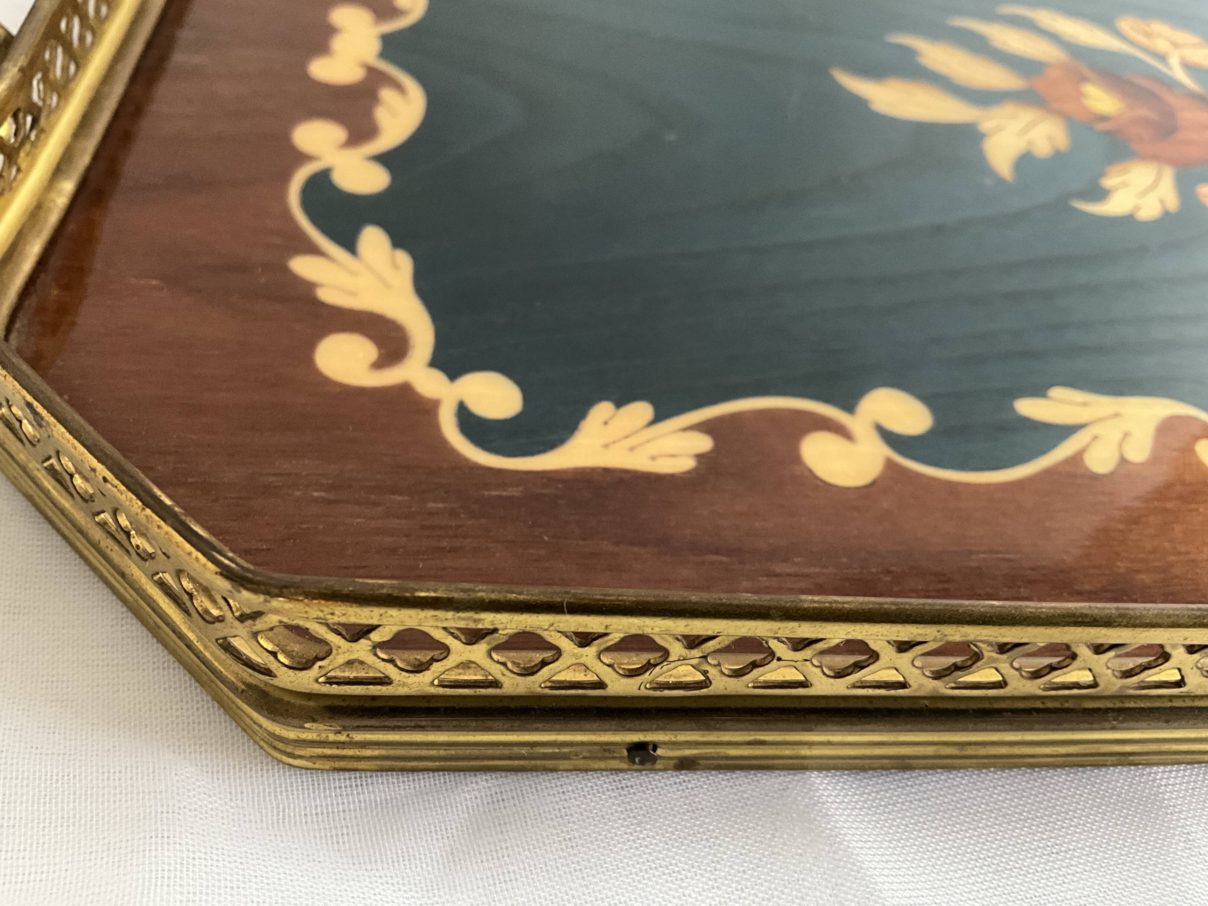 Art Deco marquetry table