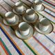 6 tasses à café et soucoupe porcelaine de Limosges