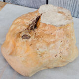 Old wooden bowl suede Lapland