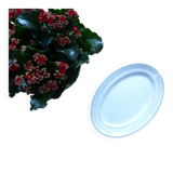 Oval serving dish in porcelain from St Amand 191106