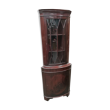 English corner screen in mahogany