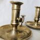 Duo candlesticks in brass