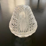 1 Elongated molded glass cup