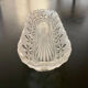 1 Elongated molded glass cup