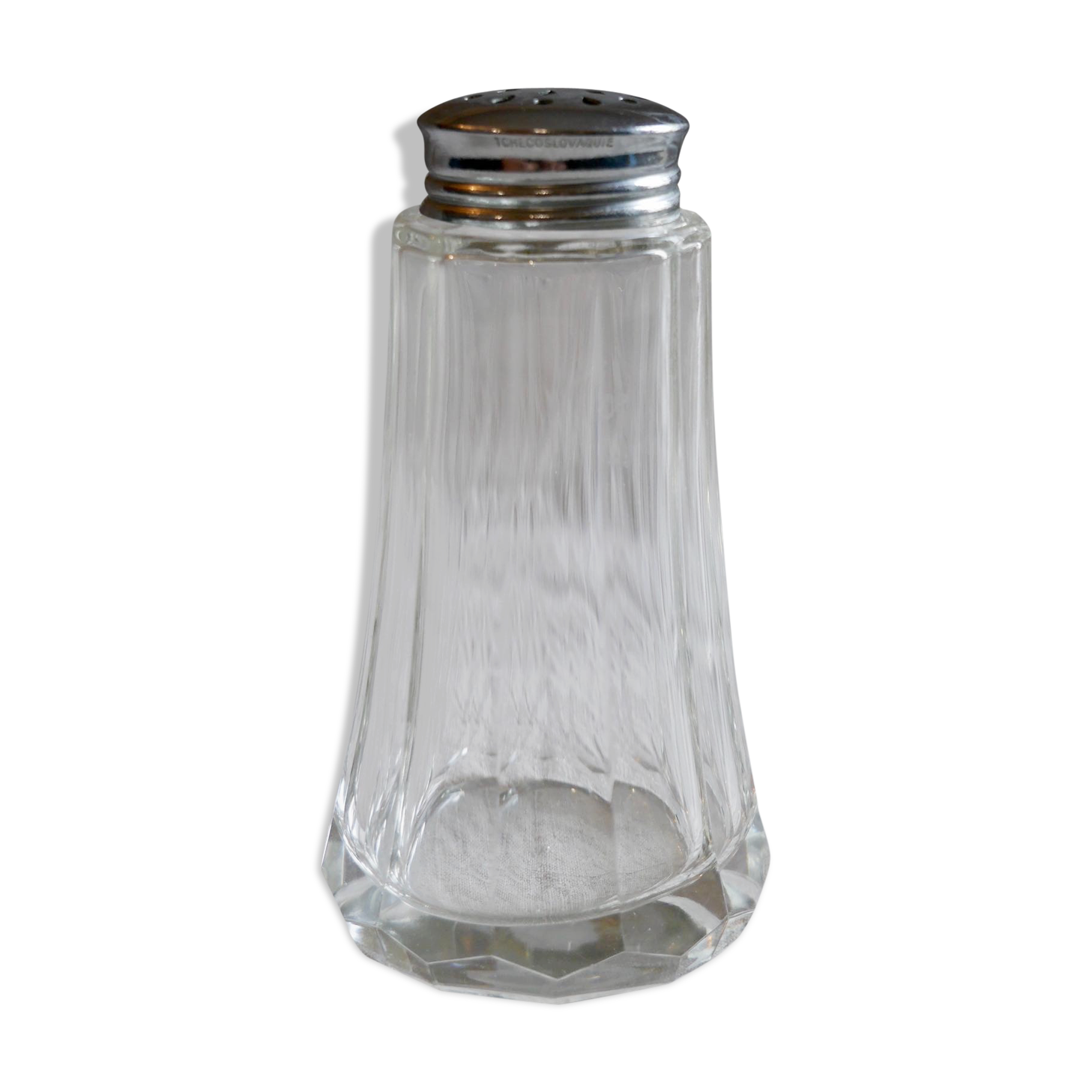 Large glass salt shaker
