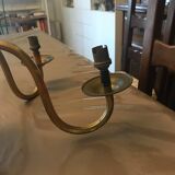 Classic antique chandelier with six lampshades