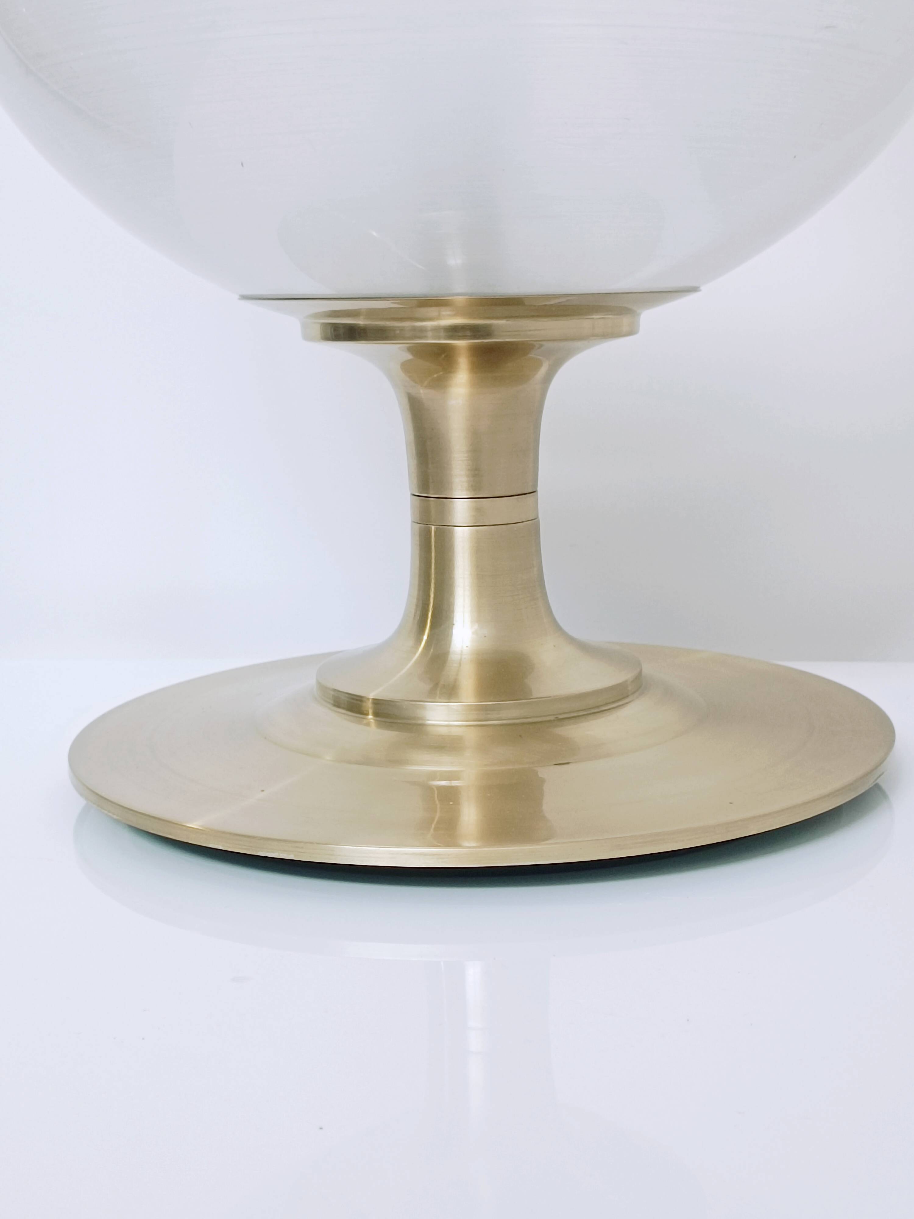 Lampe coupe géante Italie 1970s