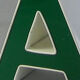 Letter A green