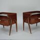Pair of Italian Mid-Century Modern Bedside Tables, 1950s