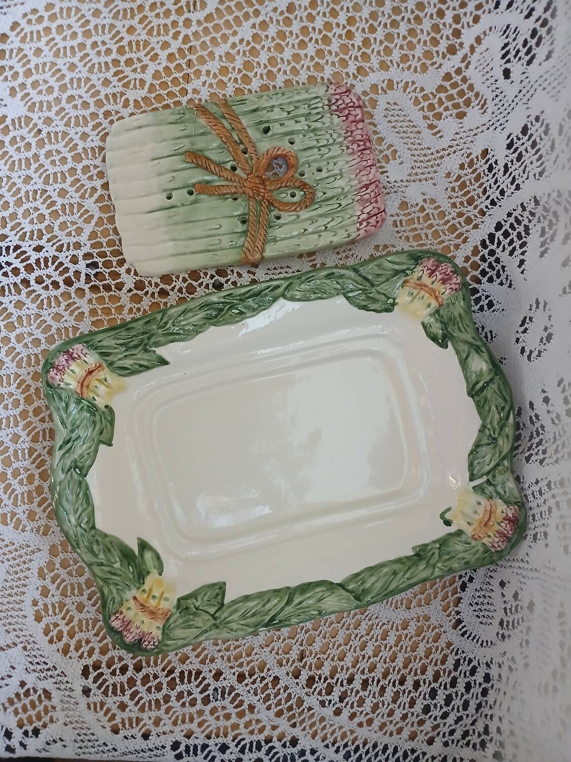 Slush-style asparagus dish