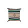 Berber folk cushion in green with pompom.