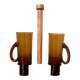 Oil service vinegar vintage wooden display