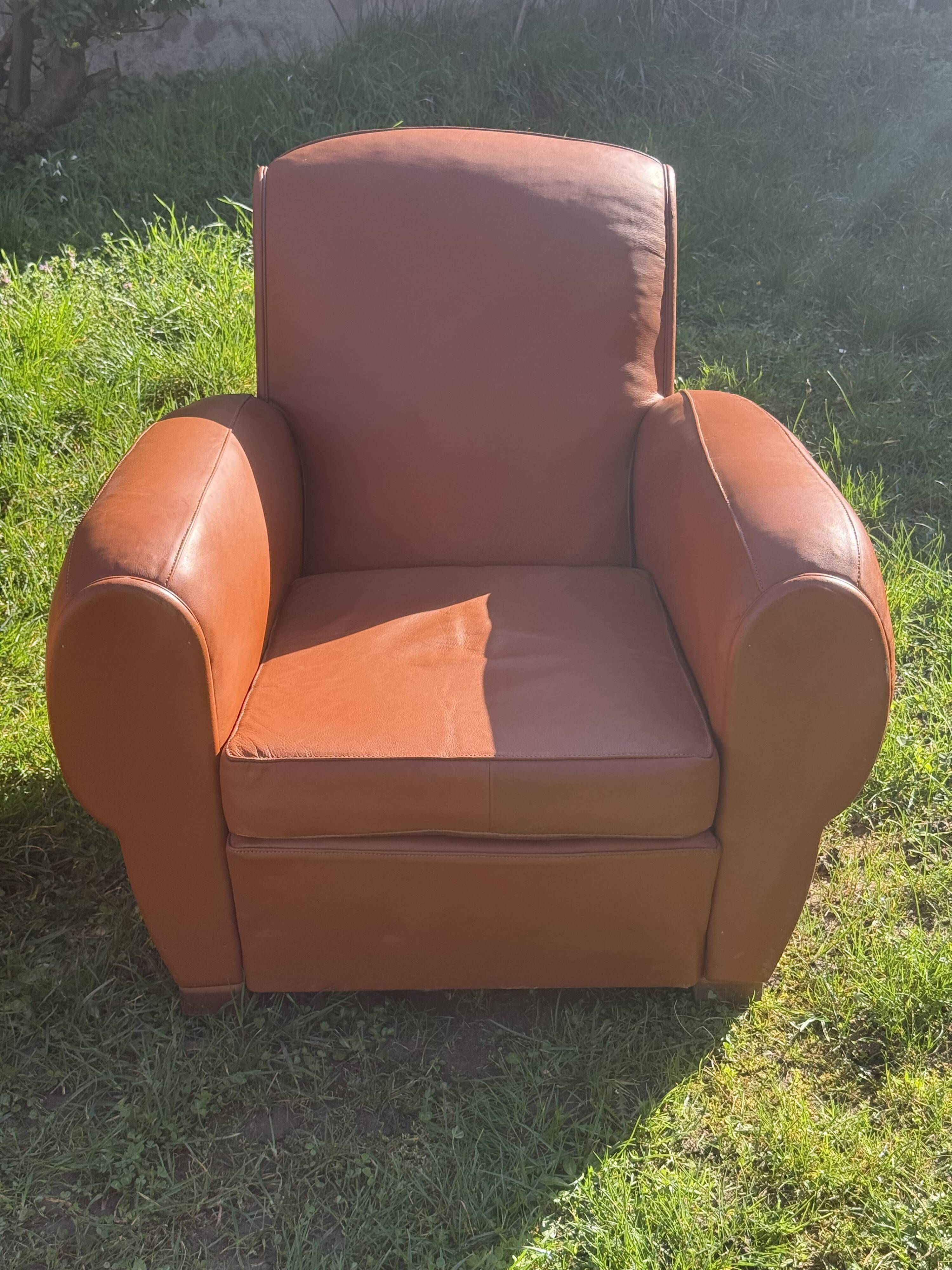 pair of leather clubs