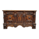 Walnut chest with rich Renaissance-style carvings, 17th century