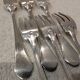 6 silver-plated cake forks by the silversmith Ercuis Medici