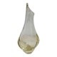 Citrine yellow crystal vase
