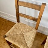 Pair of brutalist mulched chairs