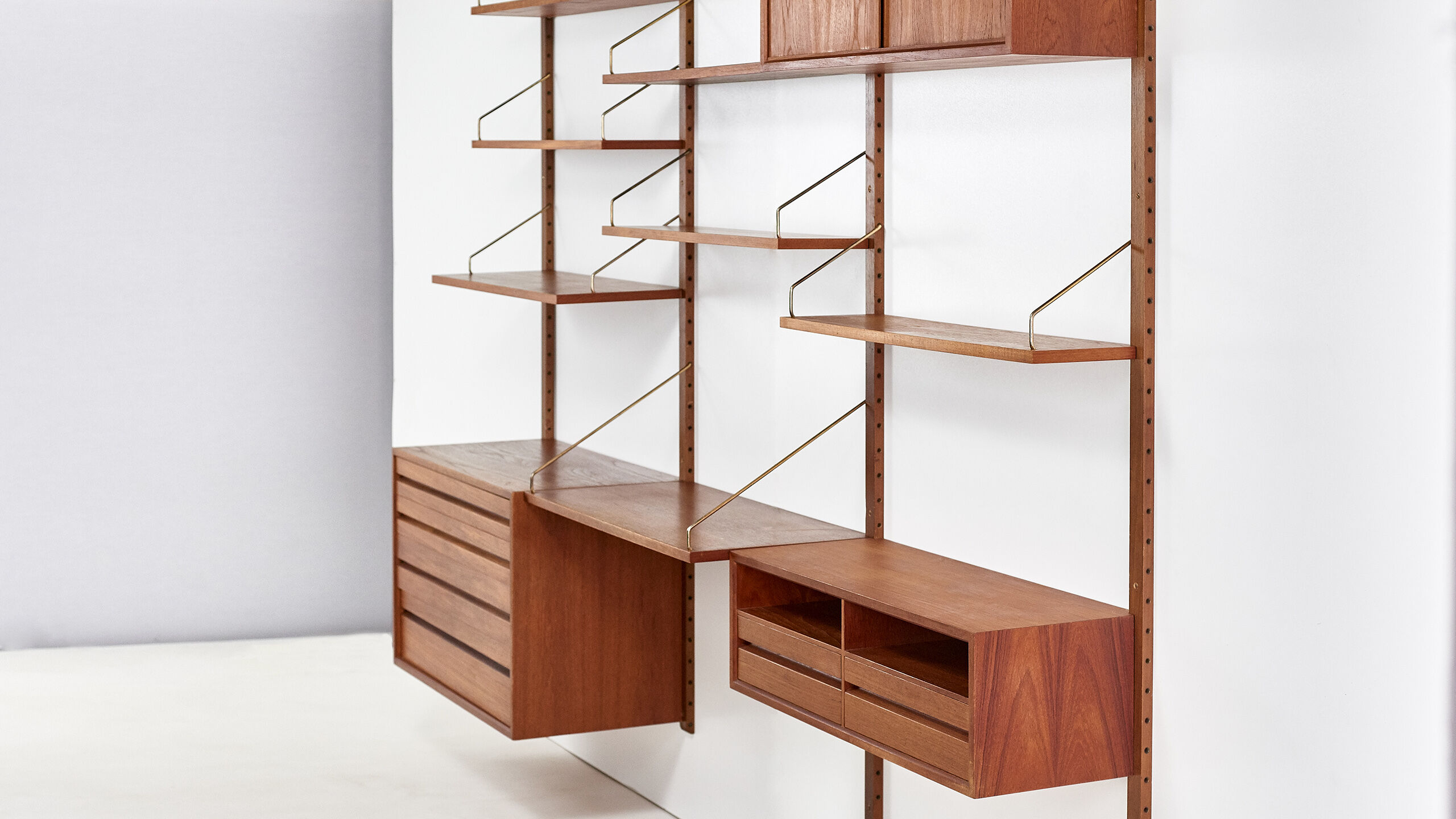 Poul Cadovius for Cado, "Royal System" wall unit, Denmark 1950