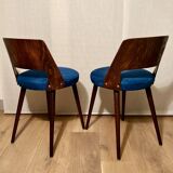 Paire de Chaises Cocktail rénové et re-tapissé