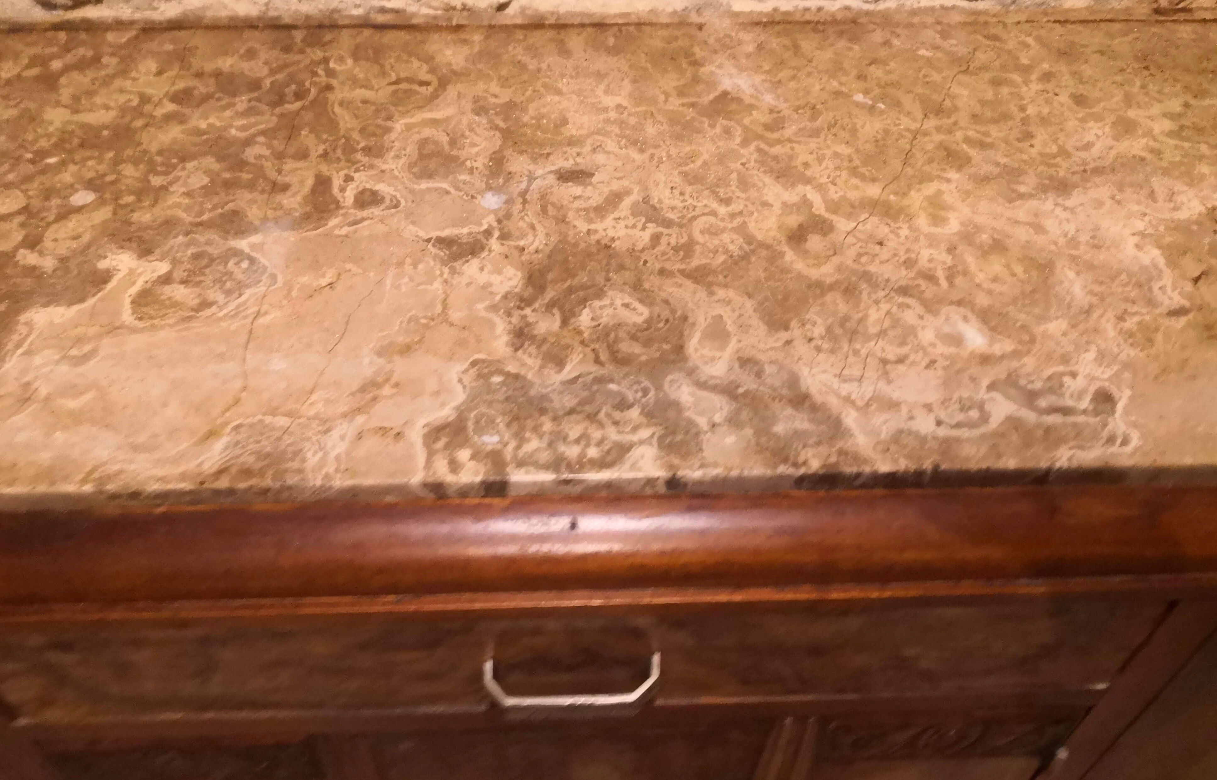 Three-door art deco buffet