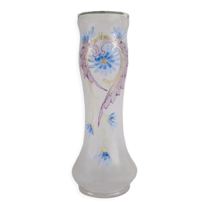 Vase en verre fin 1920