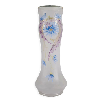 Vase en verre fin 1920