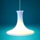 Paire de suspensions en opaline "Holmegaard" Danemark 1965