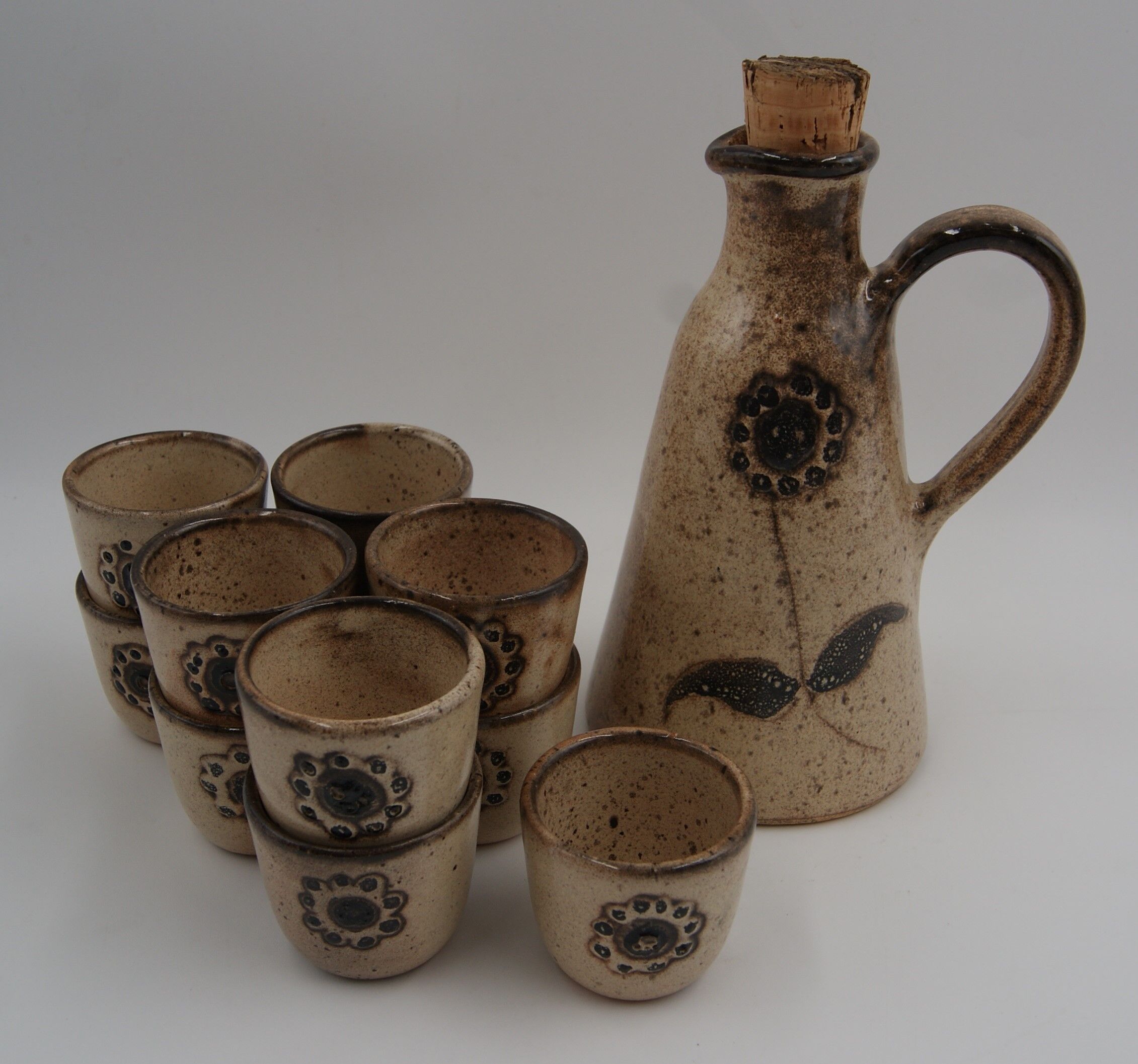 Vintage Grattus Sandstone Liqueur Service