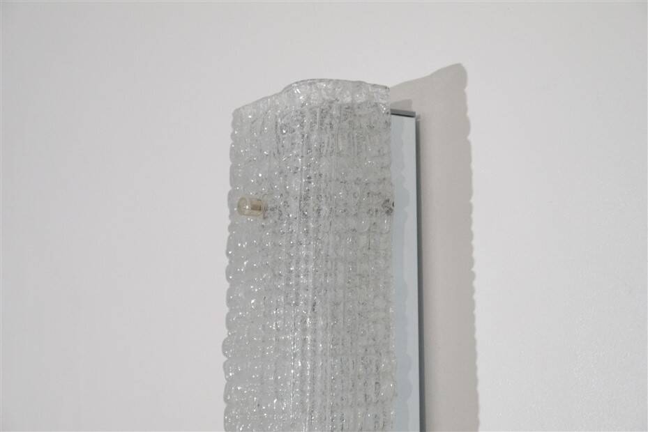 Glass wall lamp by Muller & Zimmer 1970