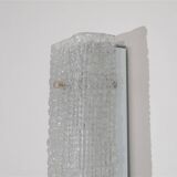 Glass wall lamp by Muller & Zimmer 1970