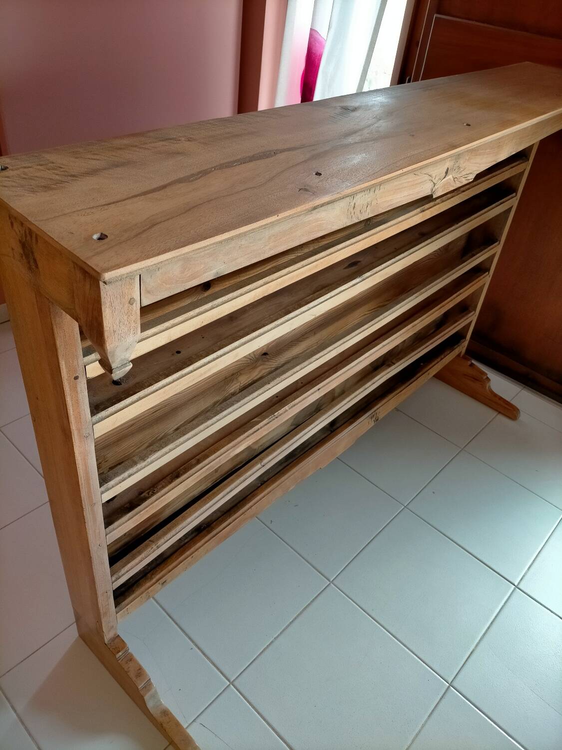 Antique walnut sideboard