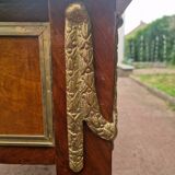 Louis XVI style bureau plat - Circa 1880 - In mahogany and mahogany veneer