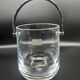 Scandinavian crystal ice bucket 1970