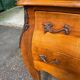 Vintage Louis XV commode in light solid wood, France 1920.